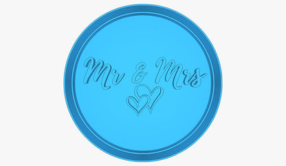 MR. AND MRS DOS CORAZONES 3.5"