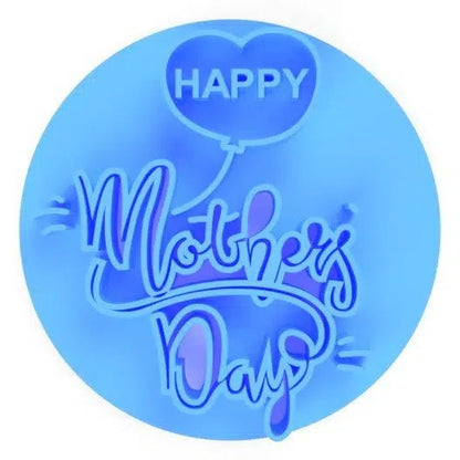 Cortador (molde) Happy Mothers Day 3" - ponchador- día de las madres