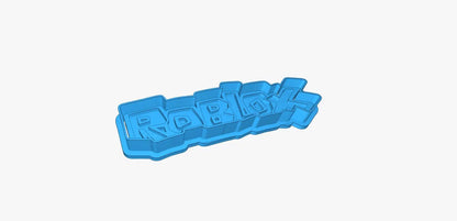 Cortador (molde) Logo Roblox 3"
