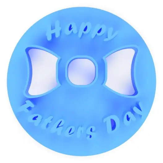 Cortador (molde) Happy Fathers Day 3" Ponchador