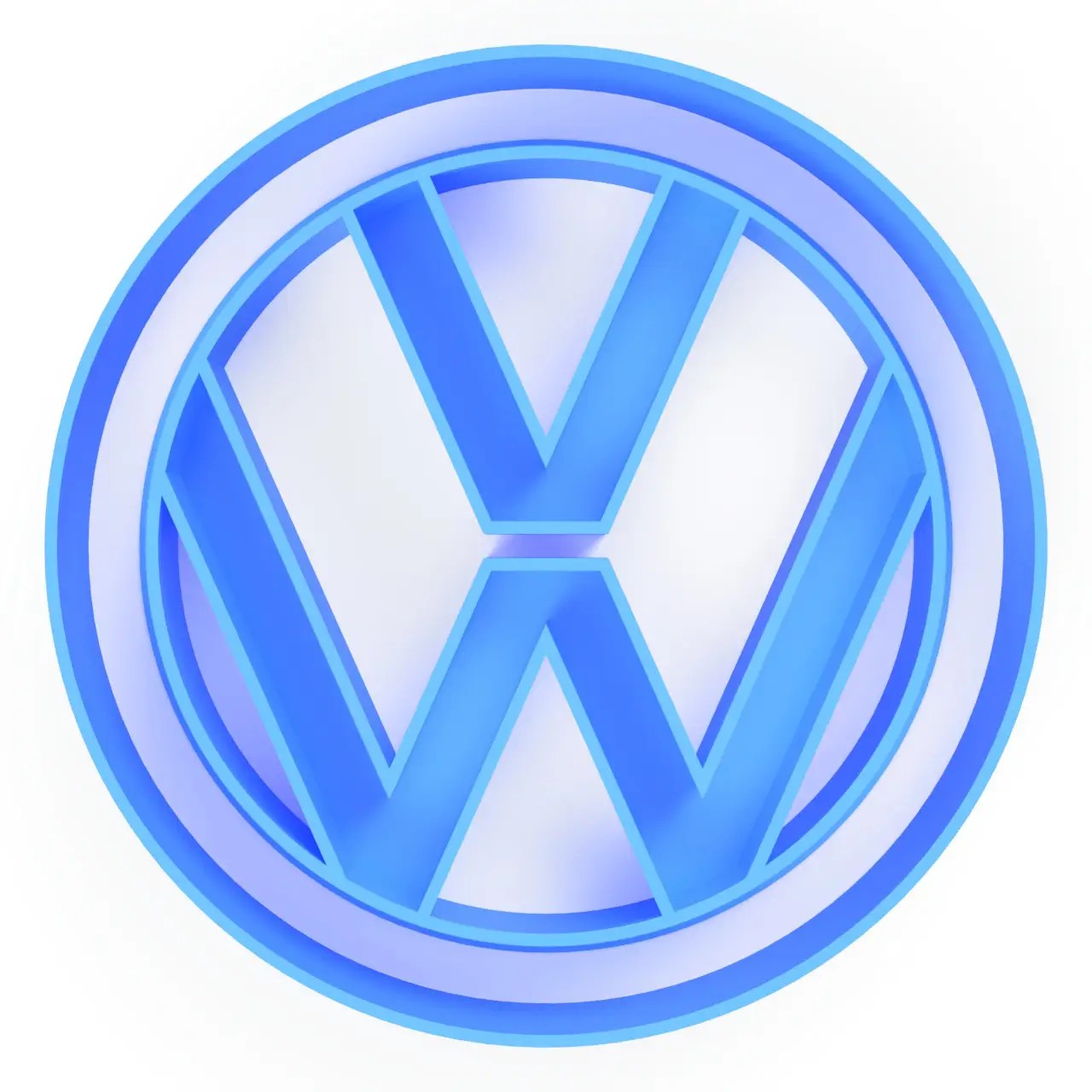 Cortador (molde) Logo Volkswagen 3"