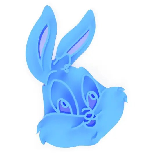 Cortador (molde) Bugs Bunny - conejo Looney Tunes