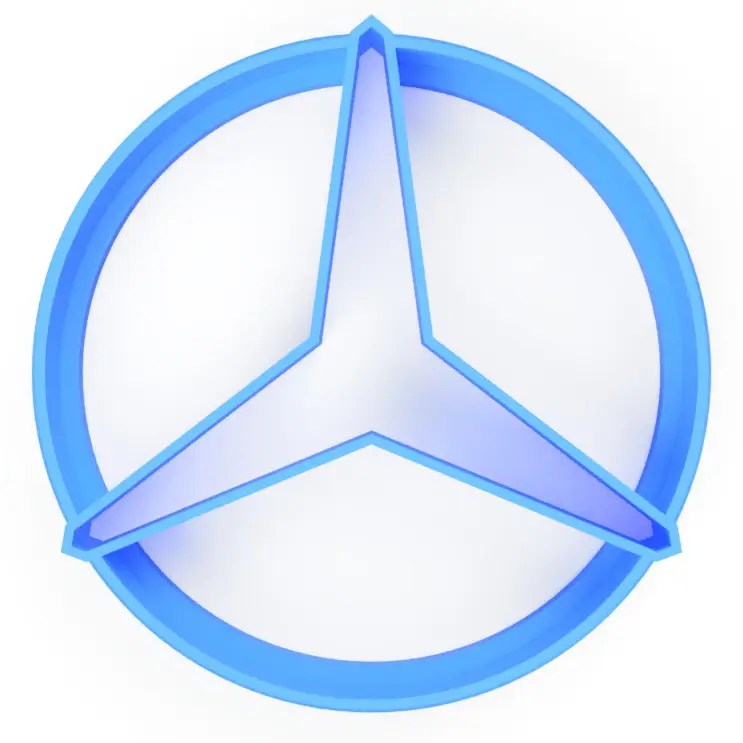Cortador (molde) Logo Mercedes Benz