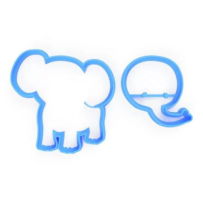 Cortador (molde) Elefante - elephant - animales de la selva - elefantito
