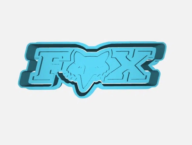 Cortador (molde) Logo Fox 4"
